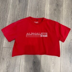 Alphalete Red crop top
